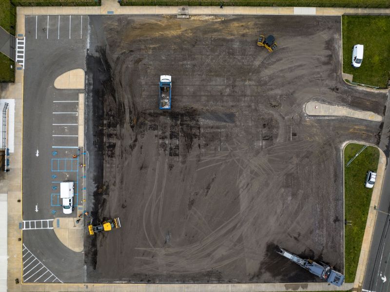 Parking Lot Gravel Repair in Conroe, TX